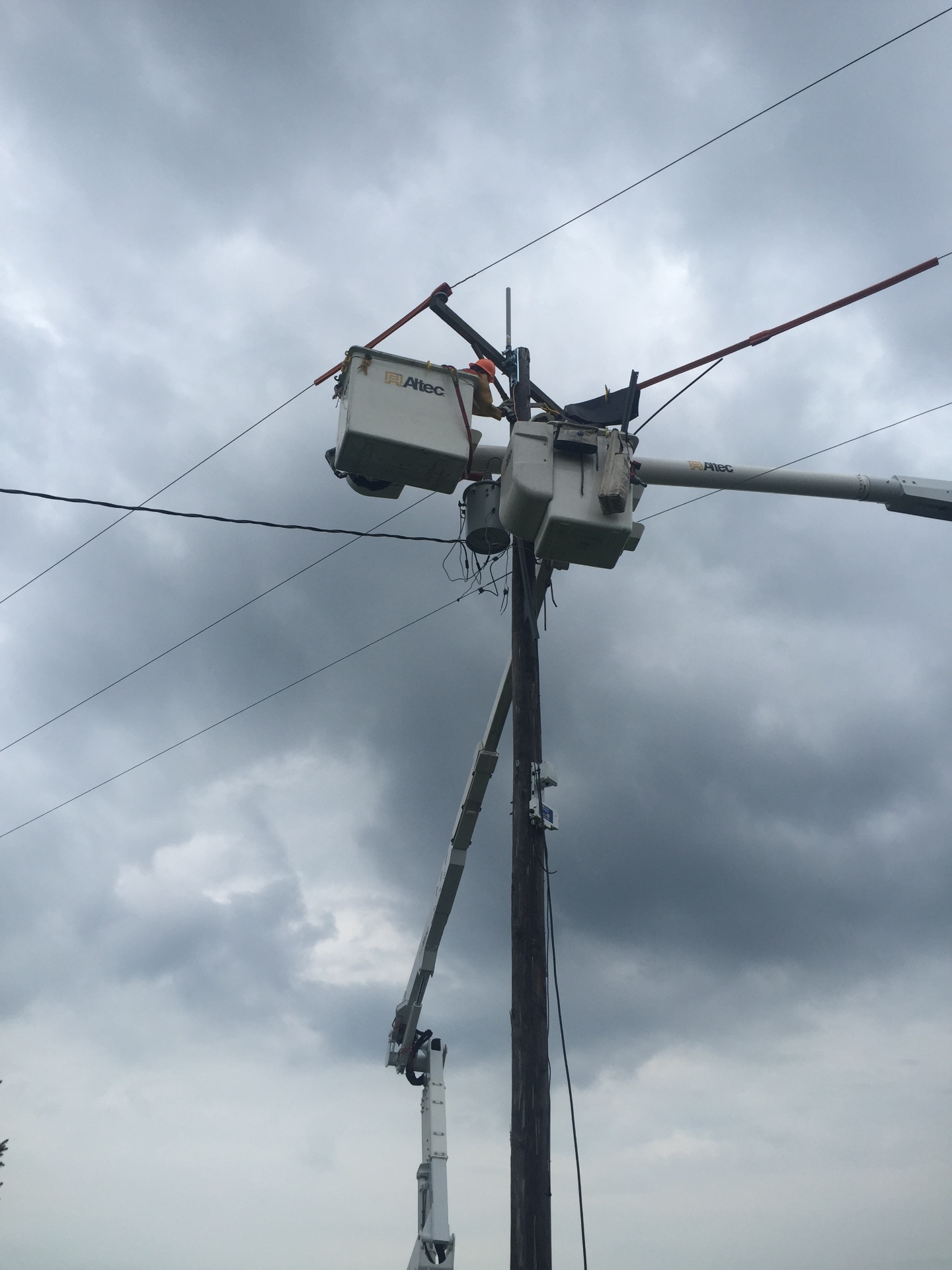 Crossarm rework, overcast approach