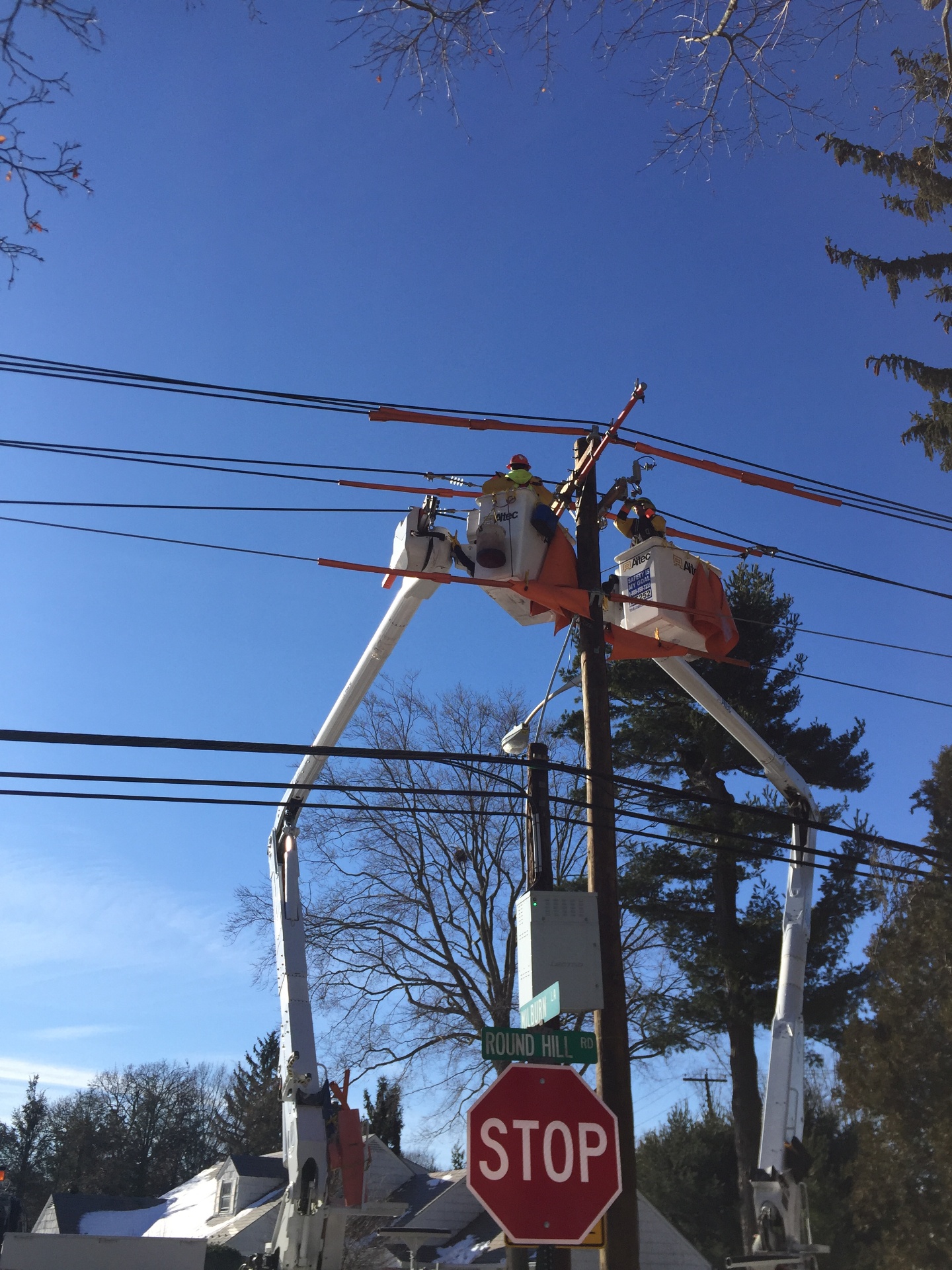 Neighborhood restoration at Round Hill Rd